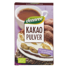 Dennree BIO neapstrādāts kakao pulveris, 150g